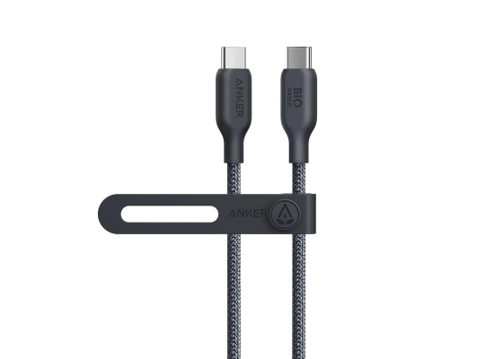 Anker 544 USB C to USB C Cable 240W, Bio-Nylon Charging Type C Fast Charger Cable for MacBook iPad 1M - Black